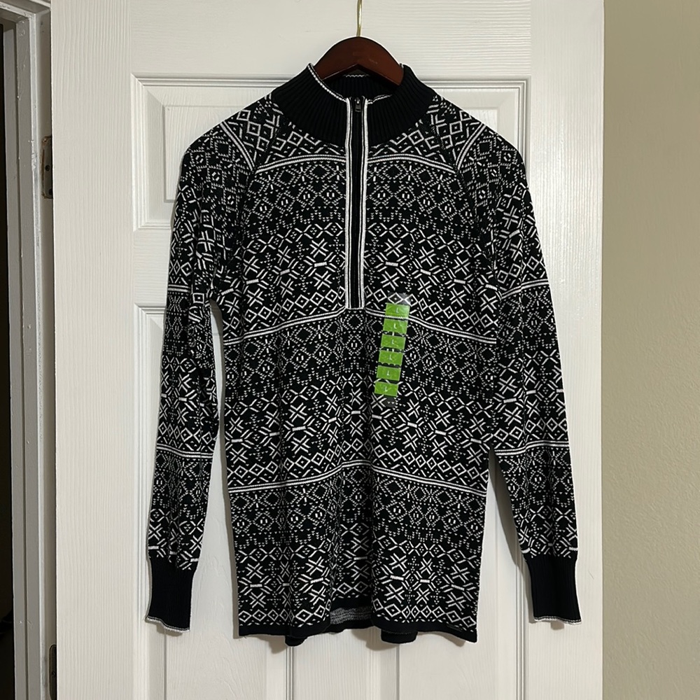 Breathable sweater knit